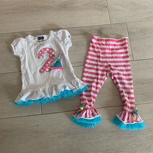 Mud pie 2nd birthday outfit